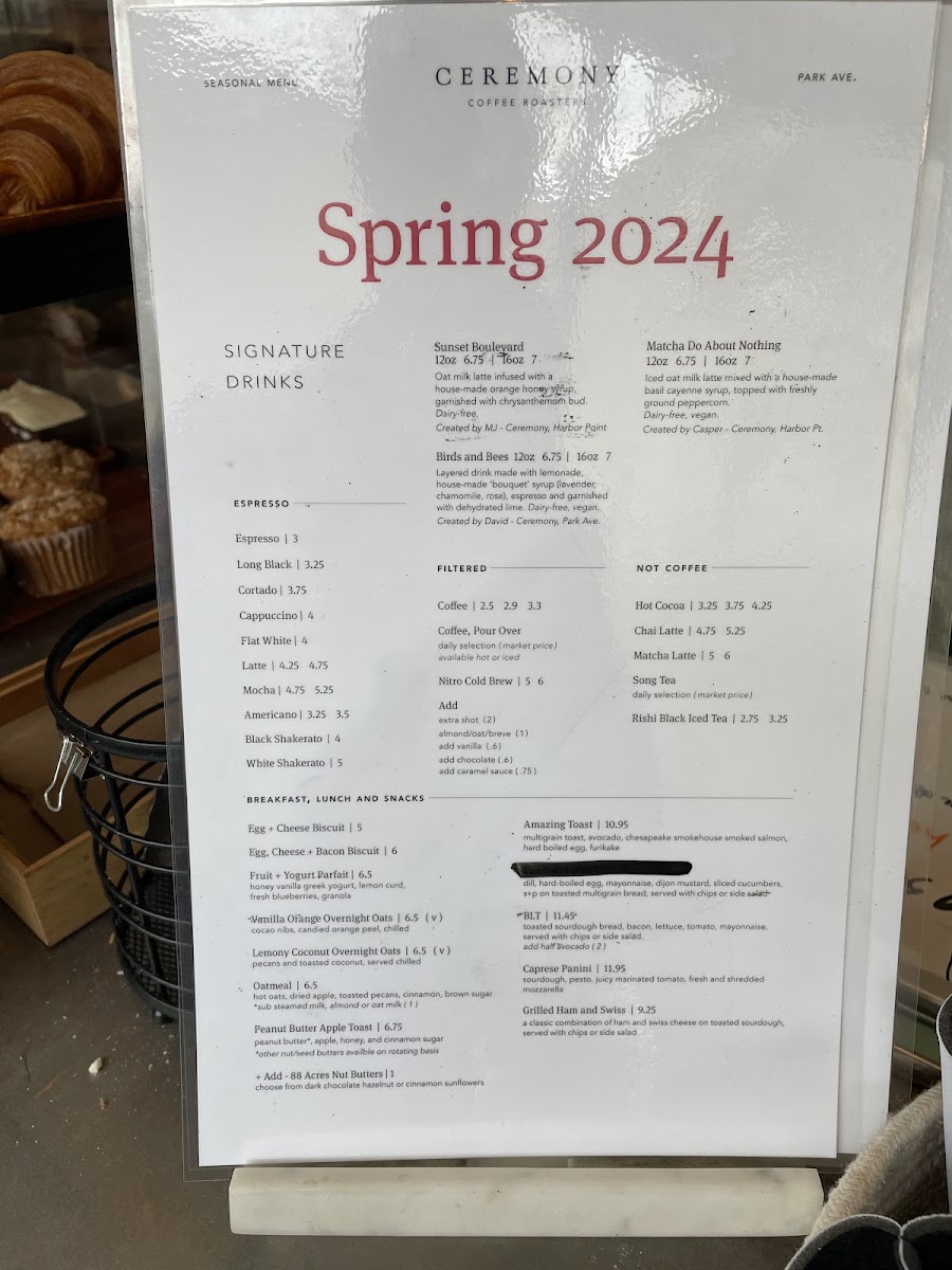 Ceremony Coffee Roasters - Mt. Vernon Menu - Image 3