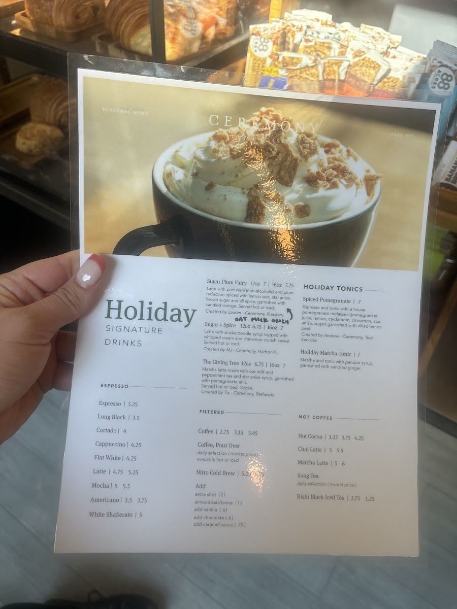 Ceremony Coffee Roasters - Mt. Vernon Menu - Image 5